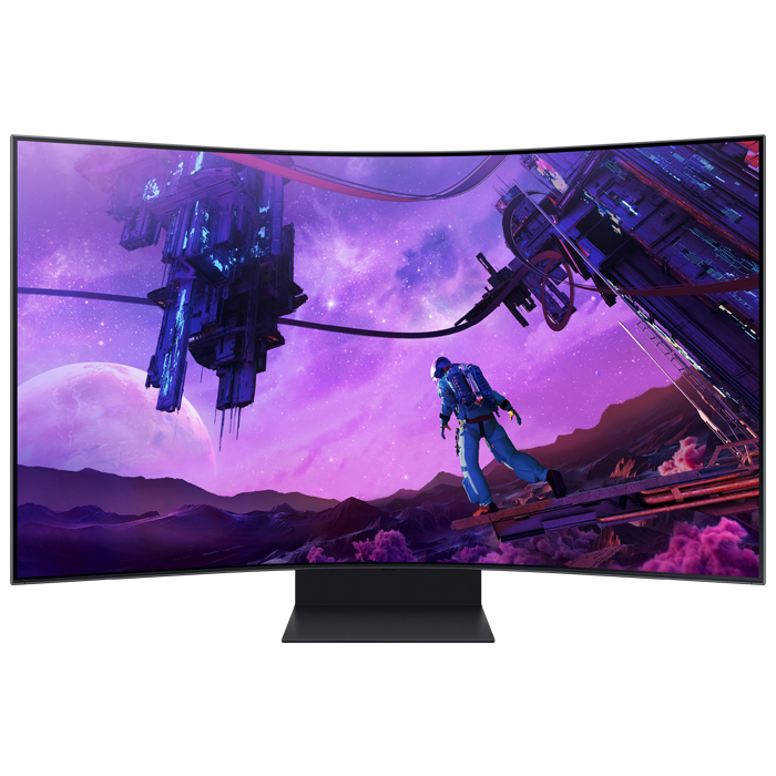 Samsung Odyssey Ark LS55BG970NUXUF 55” 1ms 165Hz FreeSync Premium Pro VA 4K UHD Curved Gaming (Oyuncu) Monitör