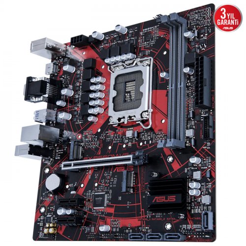 Asus EX-B660M-V5 D4 Intel B660 Soket 1700 DDR4 5333(OC)MHz mATX Gaming (Oyuncu) Anakart
