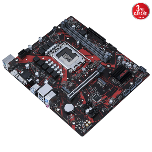 ASUS EX-B660M-V5 D4 Intel B660 Soket 1700 DDR4 5333(OC)MHz mATX Gaming (Oyuncu) Anakart