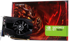 COLORFUL GeForce GT 1030 4G-V 4GB DDR4 64Bit DX12 Gaming (Oyuncu) Ekran Kartı