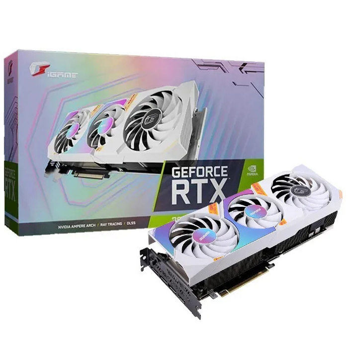 COLORFUL iGame GeForce RTX 3060 Ti Ultra W OC G6X V2-V 8GB GDDR6X 256Bit DX12 Gaming (Oyuncu) Ekran Kartı
