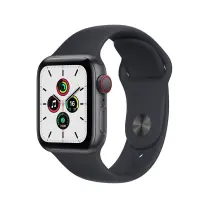 Apple Watch SE GPS + Cellular 40mm Uzay Grisi Alüminyum Kasa ve Gece Yarısı Spor Kordon - MKR23TU/A