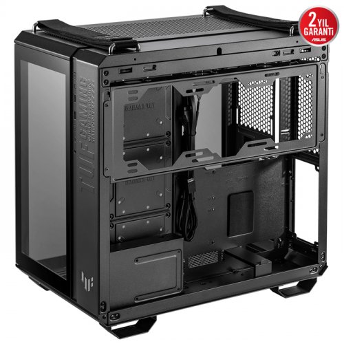 Asus TUF Gaming GT502 Temperli Cam USB Type-C Siyah ATX Mid-Tower Gaming (Oyuncu) Kasa