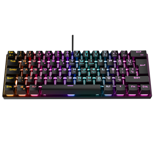 Rampage Plower K60 Siyah Red Switch Rainbow TR Q Mekanik Kablolu Mini Gaming (Oyuncu) Klavye