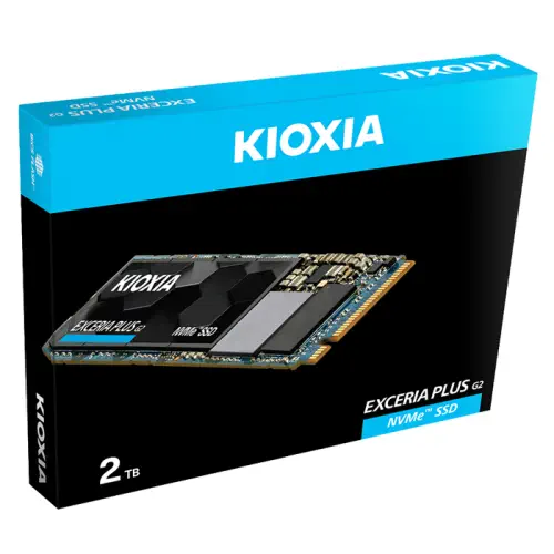 Kioxia Exceria Plus G2 LRD20Z002TG8 2TB 3400/3200MB/s PCIe NVMe M.2 SSD Disk