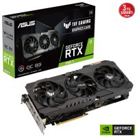 Asus TUF Gaming GeForce RTX 3060 Ti OC TUF-RTX3060TI-O8GD6X-GAMING 8GB GDDR6X 256Bit DX12 Gaming (Oyuncu) Ekran Kartı