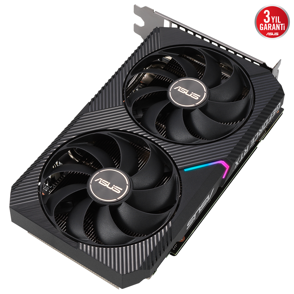 ASUS Dual GeForce RTX 3060 OC DUAL-RTX3060-O8G 8GB GDDR6 128Bit DX12 Gaming (Oyuncu) Ekran Kartı