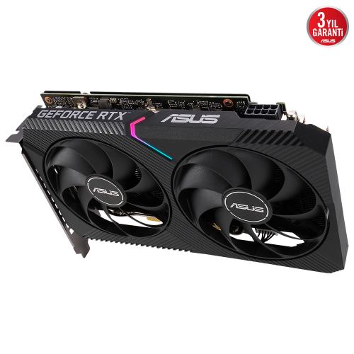 ASUS Dual GeForce RTX 3060 OC DUAL-RTX3060-O8G 8GB GDDR6 128Bit DX12 Gaming (Oyuncu) Ekran Kartı
