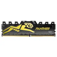 Apacer Panther Black-Gold 16GB (1x16GB) DDR4 3600MHz CL18 Gaming Ram (AH4U16G36C25Y7GAA-1)