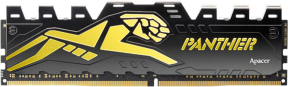 Apacer Panther Black-Gold 16GB (1x16GB) DDR4 3600MHz CL18 Gaming Ram (AH4U16G36C25Y7GAA-1)