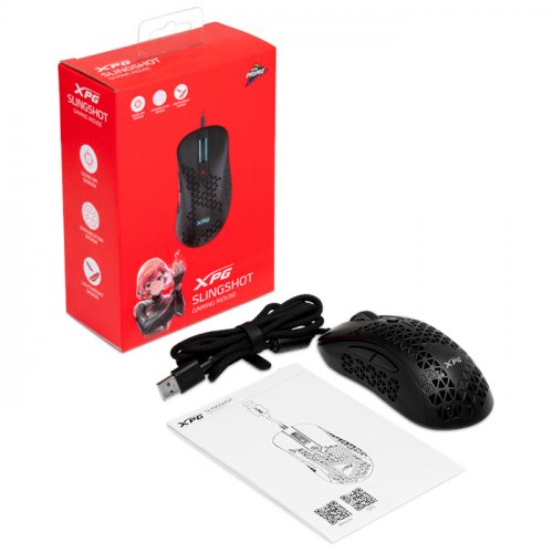 XPG Slingshot 12000 DPI 6 Tuş RGB Optik Kablolu Gaming (Oyuncu) Mouse