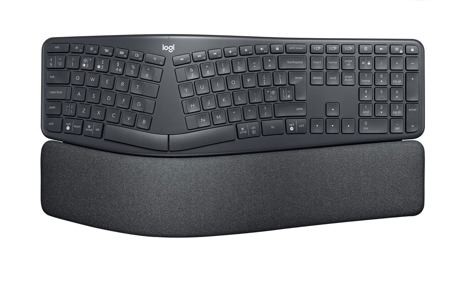 Logitech K860 Ergo 920-010109 TR Q Kablosuz Siyah Klavye 