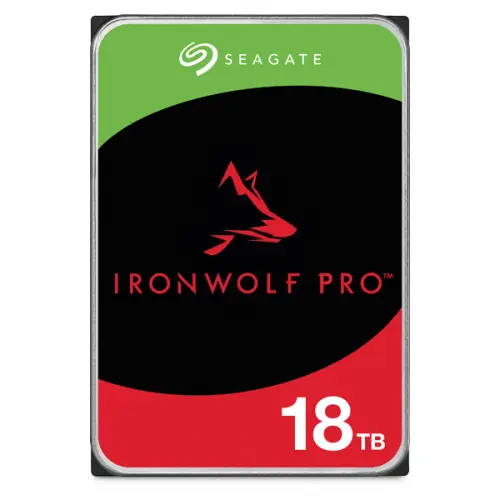 Seagate IronWolf Pro ST18000NE000 18TB 7200RPM 256MB 260MB/s 3.5” SATA 3 NAS Harddisk