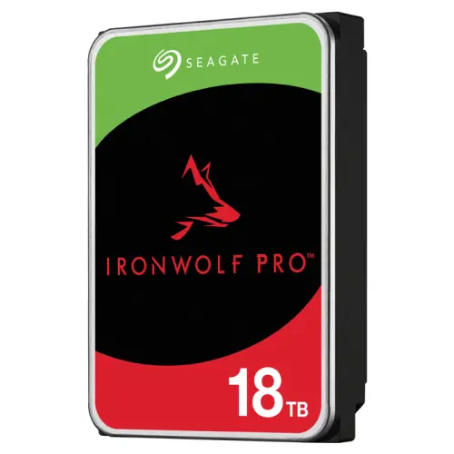 Seagate IronWolf Pro ST18000NE000 18TB 7200RPM 256MB 260MB/s 3.5” SATA 3 NAS Harddisk