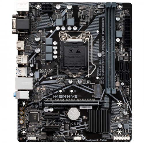 Gigabyte H410M H V2 Intel H470 Soket 1200 DDR4 2933MHz mATX Gaming (Oyuncu) Anakart