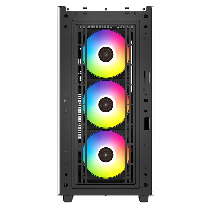 DeepCool CK560 WH 3x120mm ARGB / 1x140mm Temperli Cam USB Type-C Beyaz E-ATX Mid-Tower Gaming (Oyuncu) Kasa