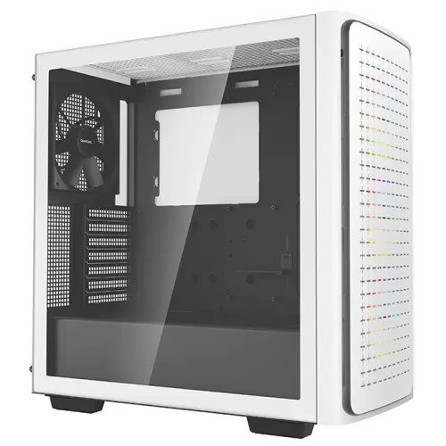DeepCool CK560 WH 3x120mm ARGB / 1x140mm Temperli Cam USB Type-C Beyaz E-ATX Mid-Tower Gaming (Oyuncu) Kasa