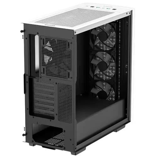 DeepCool CK560 WH 3x120mm ARGB / 1x140mm Temperli Cam USB Type-C Beyaz E-ATX Mid-Tower Gaming (Oyuncu) Kasa