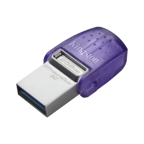 Kingston DataTraveler MicroDuo 3C DTDUO3CG3/256GB 256GB USB 3.2 Gen 1 Flash Bellek