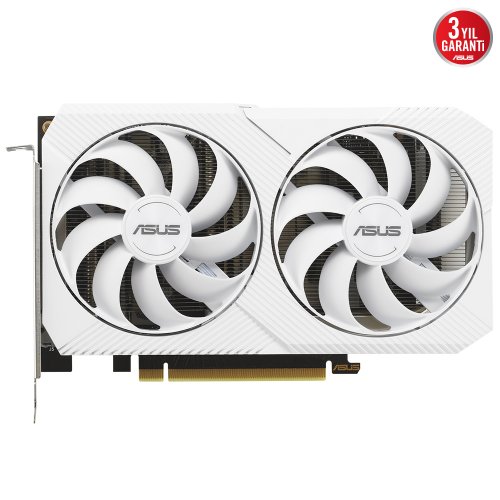 Asus Dual GeForce RTX 3060 White OC DUAL-RTX3060-O8G-WHITE 8GB GDDR6 128Bit DX12 Gaming (Oyuncu) Ekran Kartı