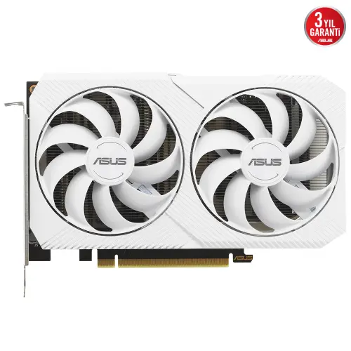 Asus Dual GeForce RTX 3060 White OC DUAL-RTX3060-O8G-WHITE 8GB GDDR6 128Bit DX12 Gaming (Oyuncu) Ekran Kartı