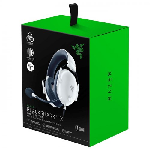 Razer BlackShark V2 X White RZ04-03240700-R3M1 7.1 Surround Mikrofonlu Beyaz Kablolu Gaming (Oyuncu) Kulaklık