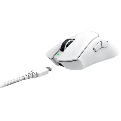 Razer DeathAdder V3 Pro White RZ01-04630200-R3G1 30000 DPI 5 Tuş Optik Beyaz Kablosuz Gaming (Oyuncu) Mouse