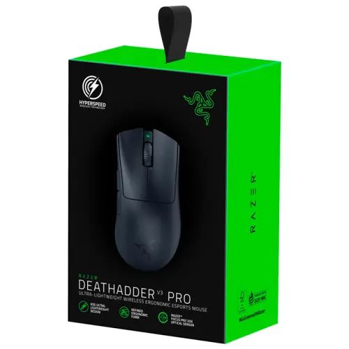 Razer DeathAdder V3 Pro Black RZ01-04630100-R3G1 30000 DPI 5 Tuş Optik Siyah Kablosuz Gaming (Oyuncu) Mouse