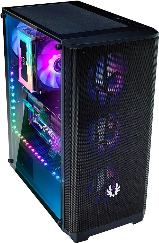 Bitfenix Nova Mesh NSE-300-KKGSK-4A Tempered Glass ARGB USB 3.0 ATX Siyah Mid Tower Kasa