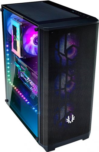 Bitfenix Nova Mesh NSE-300-KKGSK-4A Tempered Glass ARGB USB 3.0 ATX Siyah Mid Tower Kasa