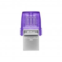 Kingston DataTraveler MicroDuo 3C DTDUO3CG3/256GB 256GB USB 3.2 Gen 1 Flash Bellek