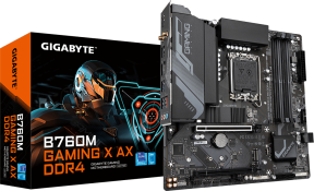 Gigabyte B760M Gaming X AX DDR4 Intel B760 Soket 1700 DDR4 5333MHz mATX Gaming (Oyuncu) Anakart