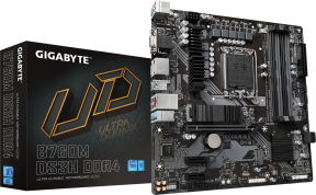 Gigabyte B760M-DS3H DDR4 Intel B760 Soket 1700 DDR4 5333MHz mATX Gaming (Oyuncu) Anakart