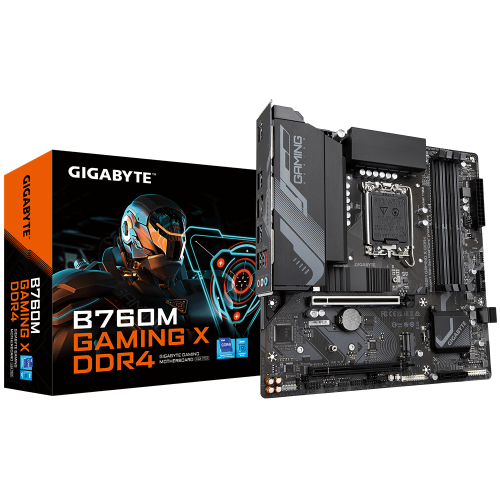 Gigabyte B760M-GAM-X-DDR4 Intel B760 Soket 1700 DDR4 4400MHz mATX Gaming (Oyuncu) Anakart