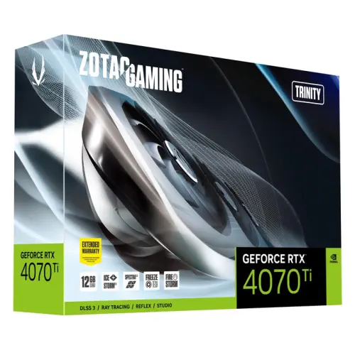 Zotac Gaming GeForce RTX 4070 Ti Trinity ZT-D40710D-10P 12GB GDDR6X 192Bit DX12 DLSS 3 Gaming (Oyuncu) Ekran Kartı