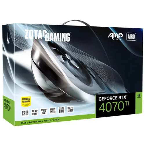 Zotac Gaming GeForce RTX 4070 Ti AMP Extreme Airo ZT-D40710B-10P 12GB GDDR6X 192Bit DX12 DLSS 3 Gaming (Oyuncu) Ekran Kartı