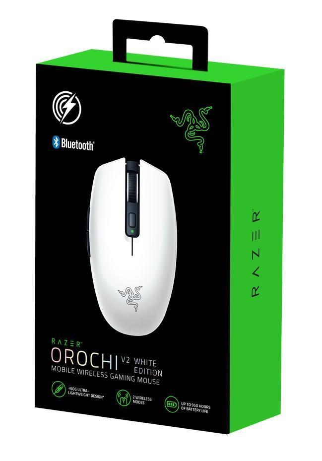 Razer Orochi V2 RZ01-03730400-R3G1 18000 DPI 6 Tuş Optik Beyaz Kablosuz Gaming (Oyuncu) Mouse