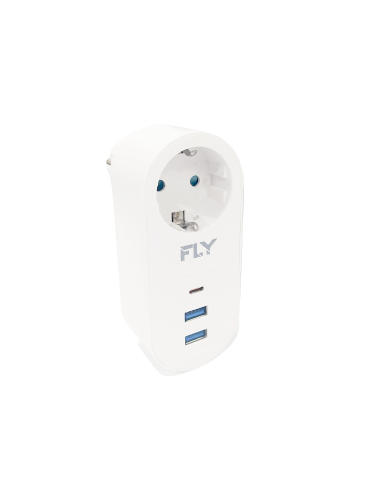 FLY 3400-01 USB Tekli   2.1A Termal Akım Korumalı Priz