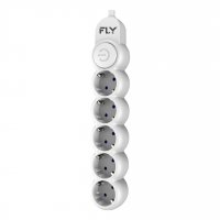 FLY 3394-01 5`li 2 Metre Kablolu 2.1A Termal Akım Korumalı Priz