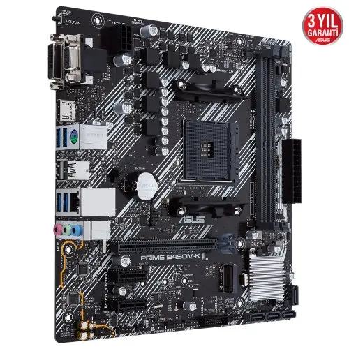 ASUS Prime B450M-K II AMD Soket AM4 DDR4 4400(OC)MHz Micro ATX Anakart