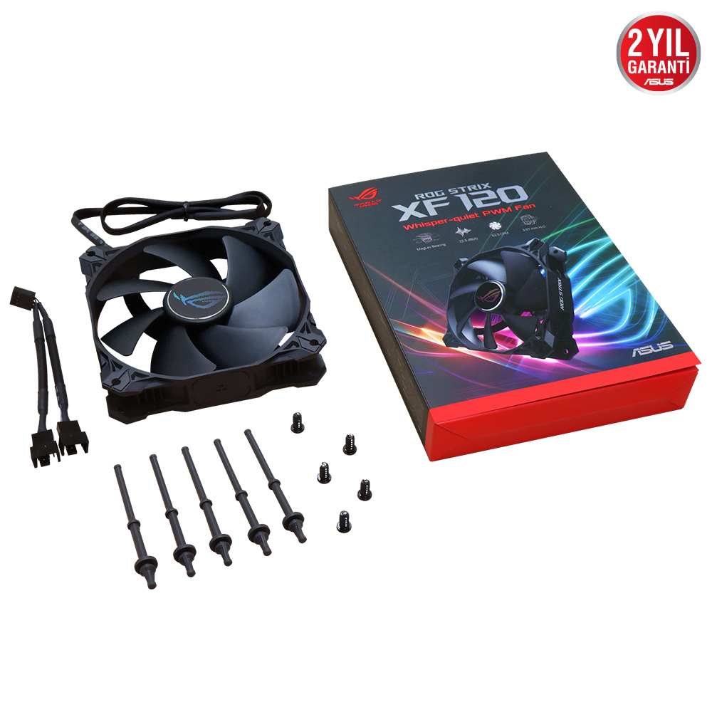 ASUS ROG STRIX XF120 Siyah Kasa Fanı