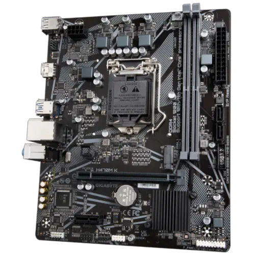 Gigabyte H470M K  Intel H470 Soket 1200 DDR4 2933MHz mATX Gaming (Oyuncu) Anakart