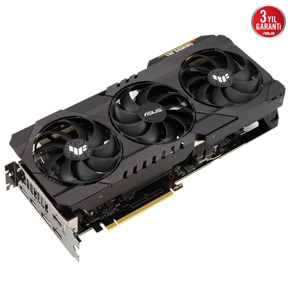 ASUS TUF Gaming GeForce RTX 3070 Ti V2 TUF-RTX3070TI-8G-V2-GAMING 8GB GDDR6X 256Bit DX12 Gaming (Oyuncu) Ekran Kartı