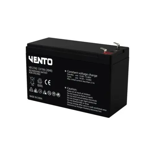 Vento VB127AS 12V 7Ah (20HR) Bakımsız Kuru Akü