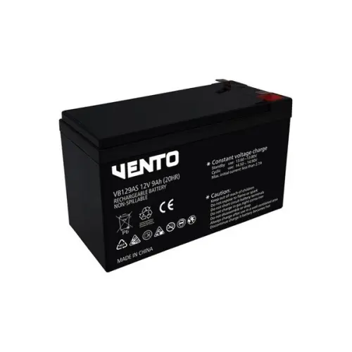 Vento VB129AS 12V 9Ah (20HR) Bakımsız Kuru Akü