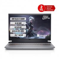 Dell G15 5525 G1555251000WH Ryzen 5 6600H 16GB 512GB SSD 4GB RTX 3050 15.6″ Full HD Windows 11 Gaming (Oyuncu) Notebook
