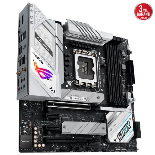 Asus ROG Strix B760-G Gaming WIFI D4 Intel B760 Soket 1700 DDR4 5333(OC)MHz mATX Gaming (Oyuncu) Anakart