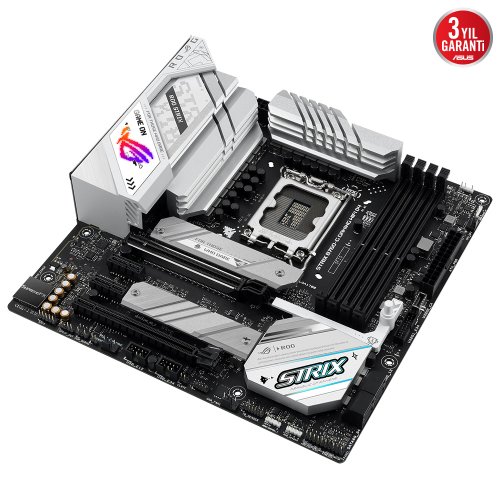 Asus ROG Strix B760-G Gaming WIFI D4 Intel B760 Soket 1700 DDR4 5333(OC)MHz mATX Gaming (Oyuncu) Anakart