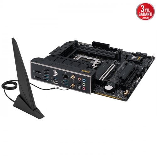 Asus TUF Gaming B760M-Plus WIFI D4 Intel B760 Soket 1700 DDR4 5333(OC)MHz mATX Gaming (Oyuncu) Anakart