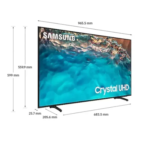Samsung Crystal 43BU8000 43″ 109 Ekran 4K Ultra HD Uydu Alıcılı Smart LED TV